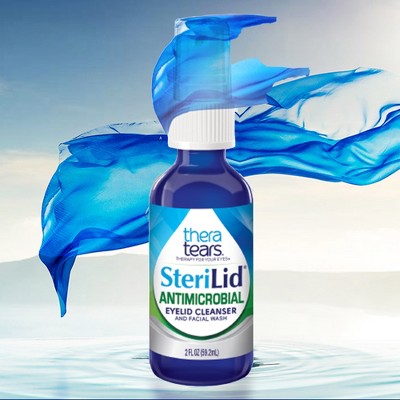 TheraTears Sterilid Antimicrobial Eyelid Cleanser and Facial Wash - 2 fl oz