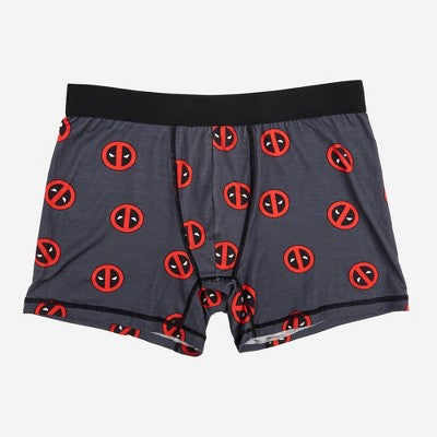 Men's Deadpool Boxer Briefs - Gray L