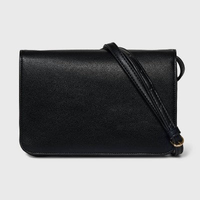 Flap Cell Phone Wallet - A New Day Black