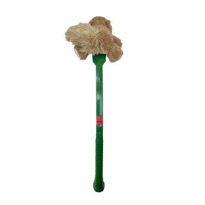 Flingerz Pet Furry Squirrel with Launcher Plush Dog Toy