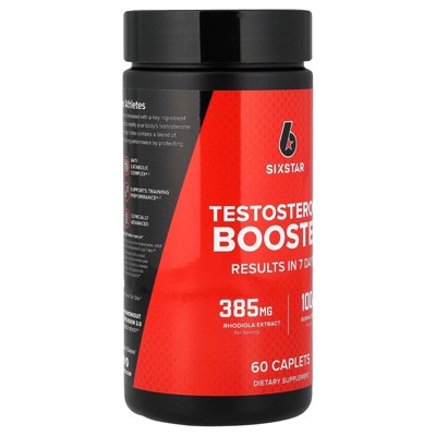 SIXSTAR Testosterone Booster, 60 Caplets