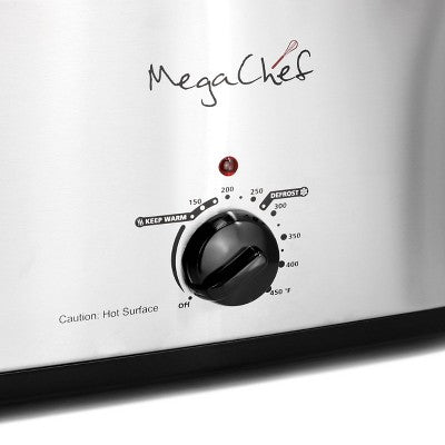 MegaChef 22 Quart Electric Roaster Oven with Self-Basting Lid