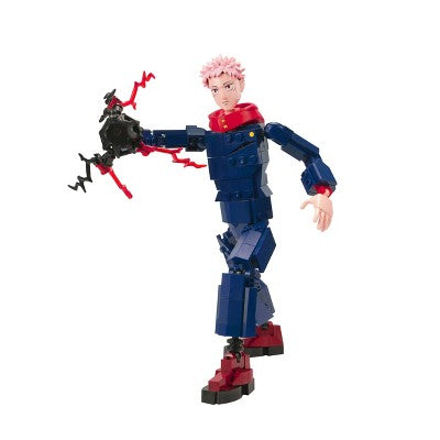 Jujutsu Kaisen Yuji Itadori Buildable Action Figure Construction Set - 298pc