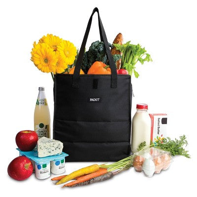 Packit Freezable Grocery Tote - Black