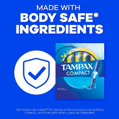 Tampax Compact Periods Tampon - Regular/Super/Super Plus - 30ct