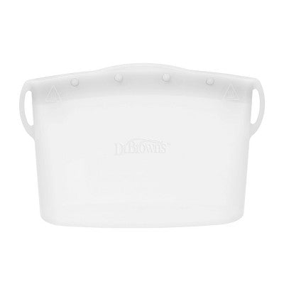 Dr. Brown's Silicone Microwave Sterilizer Steam Bag: Grip Handle, Reusable, BPA-Free