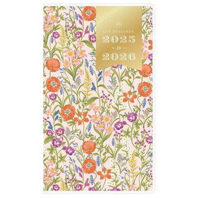 Day Designer 2025 Monthly Planner 6.14"x3.62" June: Pocket Calendar, Multicolored, Adult, Paper, Side Binding
