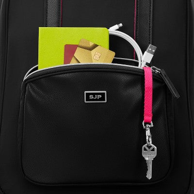 Sarah Jessica Parker 16" Backpack - Black/Candy