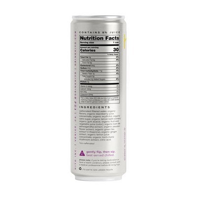 Hiyo Non-Alcoholic Blackberry Lemon Organic Social Tonic - 4pk/12 fl oz Cans