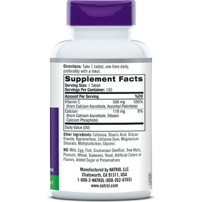 Natrol Easy-C 500mg Immune Health Tablets - 120ct