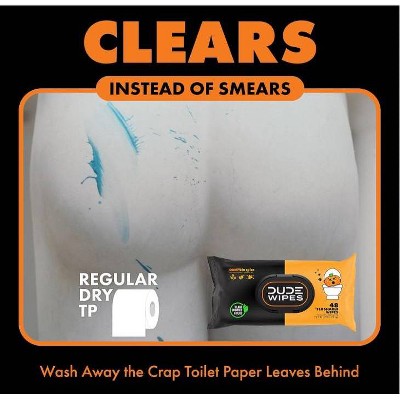 Dude Wipes Dumpkin Spice Flushable Wipes - 3pk/144ct