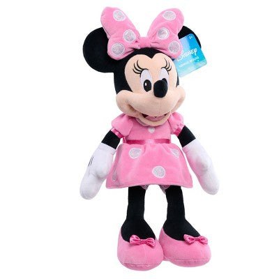 Disney Signature Collection Minnie Plush: Polyester Stuffed Mouse Doll, 19" Character Toy