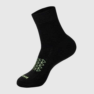 Hanes Men's Absolute Run Crew Socks 3pk - Black 6-12