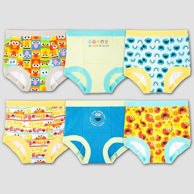 Toddler Sesame Street 6pk Training Underwear - 3T