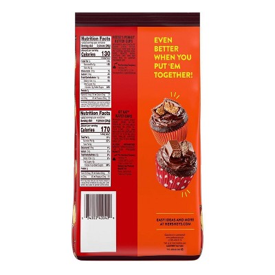 Reese's and Kit Kat Miniatures Milk Chocolate Assortment Candy Variety Pack - 33.36oz