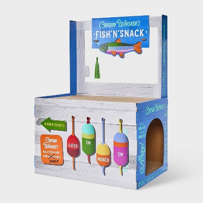 Fish N Snack Shack Novelty Cat Scratcher - Assorted Grays - 31" - Boots & Barkley