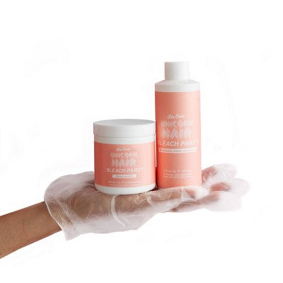Lime Crime Unicorn 20 Volume Hair Lightening and Bleach Party Kit- 9 fl oz/2ct