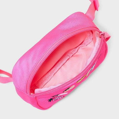 Girls' Fanny Pack with Embroidered Strawberries - Cat & Jack Pink