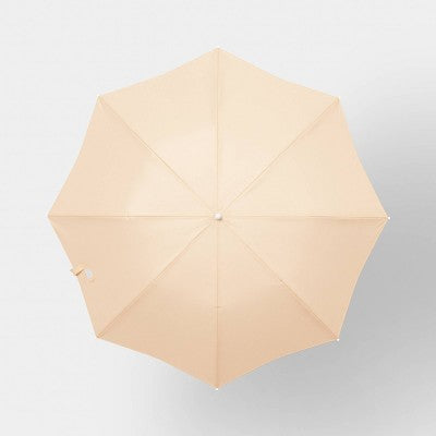 4' Round Clamp Beach Umbrella Cream/Orange - Room Essentials (LOCAL PICKUP ONLY)