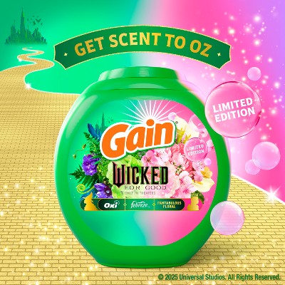 Gain Wicked Flings Laundry Detergent Pacs Limited Edition with Oxi - 42ct