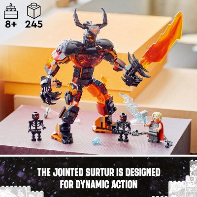 LEGO Marvel Thor vs. Surtur Construction Figure Building Toy 76289