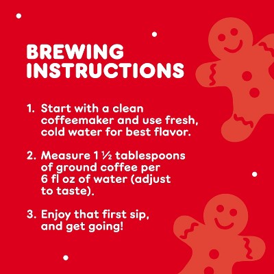 Dunkin' Gingerbread Artificially Flavored Medium Roast Ground Coffee - 11oz