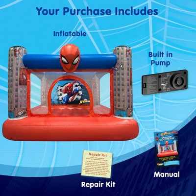 Funormous Spider-Man Bounce House with Built in Air Pump (LOCAL PICKUP ONLY)