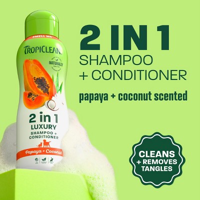 TropiClean 2-in-1 Dog Shampoo - 16oz