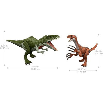 Jurassic World Dinosaur Figures Giganotosaurus & Therizinosaurus (LOCAL PICKUP ONLY)