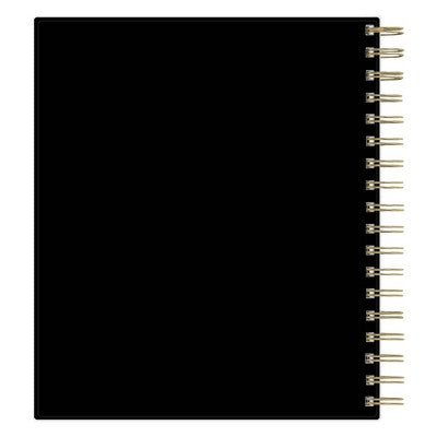 Day Designer 2025 Daily/Monthly Planner 10.16"x9.49" Wirebound Rugby Stripe Black: Adult Calendar, Tabs, Paper 8x10