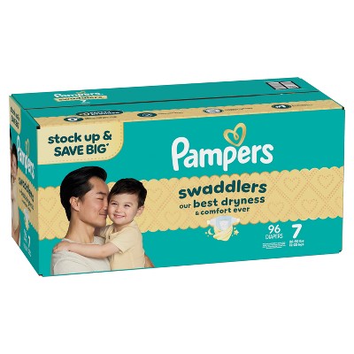 Pampers Swaddlers Sensitive Disposable Diapers Massive Pack - Size 7 - 96ct