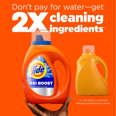 Tide Ultra Oxi Boost HE Deep Cleaning Concentrated Liquid Laundry Detergent 65 Loads - 92 fl oz