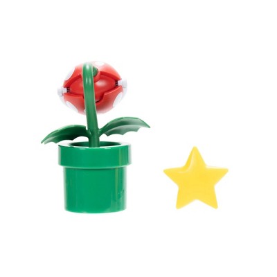 Nintendo Super Mario Piranha with Super Star Figure