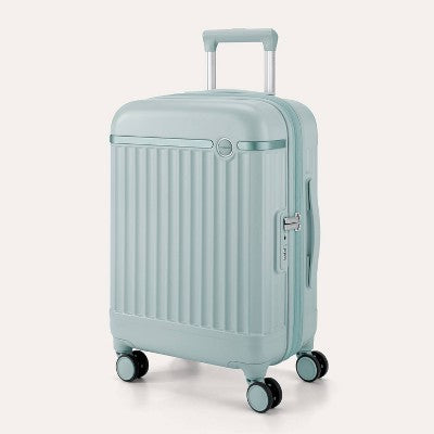 Bagsmart Carry On Roamer Expandable 20" Carry On Luggage Suitcase Dark Sea Green