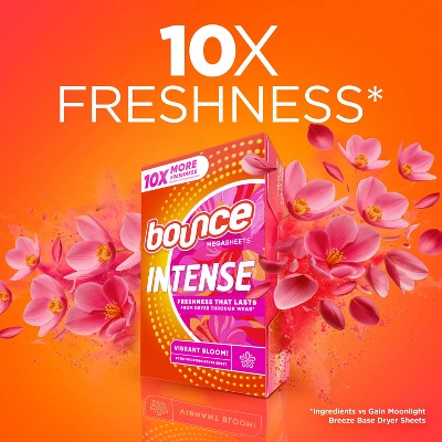 Bounce Vibrant Blooms Intense Dryer sheets - 80ct