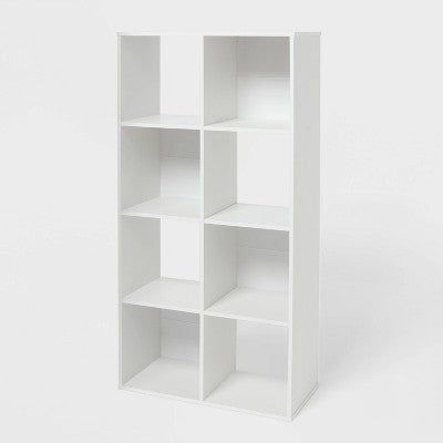 8-Cube Book Shelf White - Brightroom (LOCAL PICKUP ONLY)