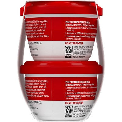Campbell's Homestyle Chicken Noodle Soup Microwavable Mini Cups - 28oz/4pk: No Added Sugar, No High Fructose Corn Syrup