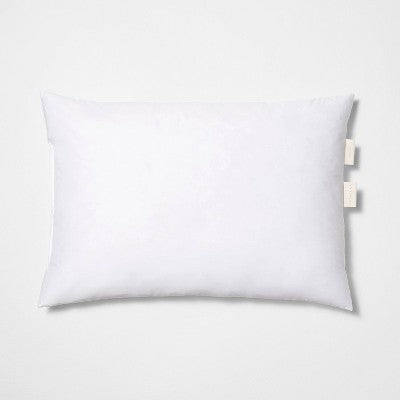 Standard/Queen Medium Machine Washable Customizable Feather and Down Bed Pillow Insert White - Casaluna
