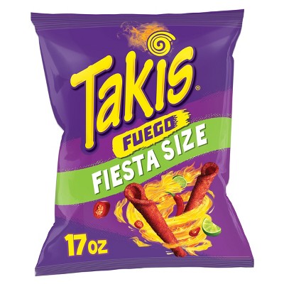 Takis Fuego Tortilla Chips Fiesta Size Bag - 17oz (LOCAL PICKUP ONLY)