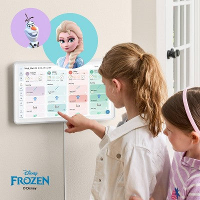 Skylight Calendar 2 with Disney Mode Exclusive (1 Year Included) - 15" White Touchscreen Calendar
