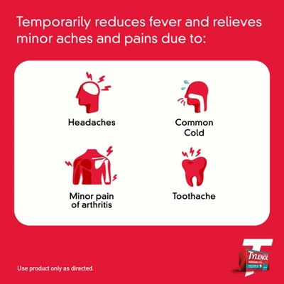 Tylenol Extra Strength Acetaminophen - Easy to Swallow Pain Reliever Caplets - 200 ct