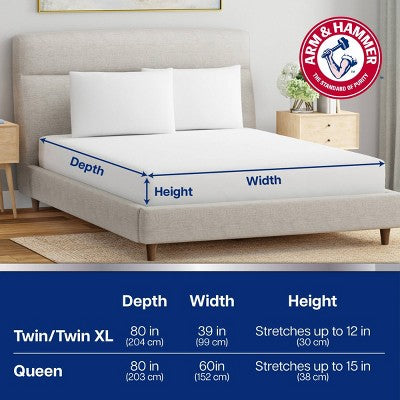 Arm & Hammer Twin/Twin XL Soft Terry Mattress Protector