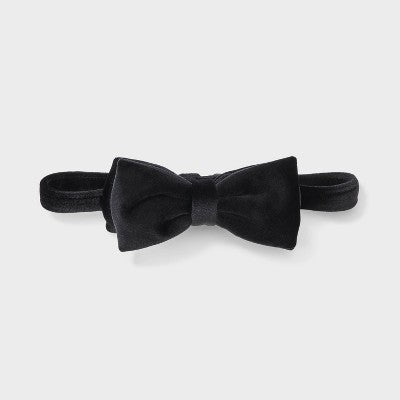 Boys' Holiday Velvet Bow Tie - Cat & Jack Black