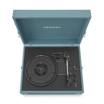 Crosley Voyager Bluetooth Vinyl Record Player - Washed Blue