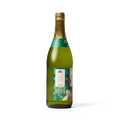 Sparkling Apple Cider 100% Juice - 25.4 fl oz Glass Bottle Favorite Day