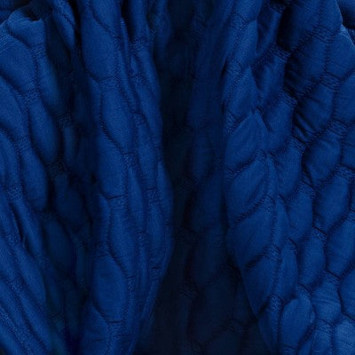 Triple Knit Throw Blanket Heathered Cobalt Blue - Room Essentials