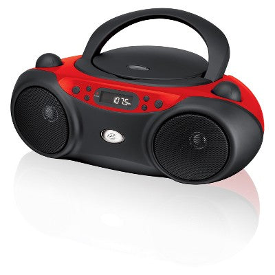 GPX CD, AM/FM Boombox - Red (BC232R)