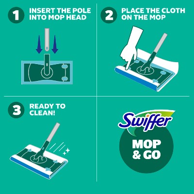 Swiffer Fresh Sweeper Mop & Go Starter Kit Floor Cleaners