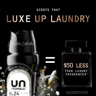 Downy Cashmere Citrus Amber Unstopables Unlimited Collection Beads Scent Boosters - 21.1oz: Odor Control, Bleach-Free, High Efficiency