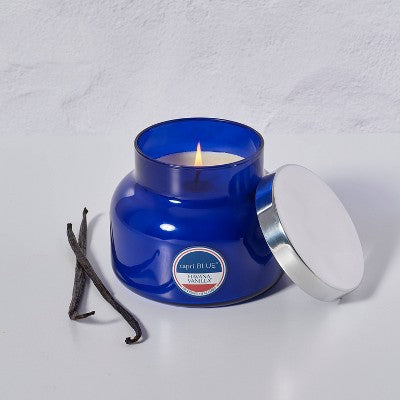 Capri Blue Signature Havana Vanilla Jar Candle 19oz Blue